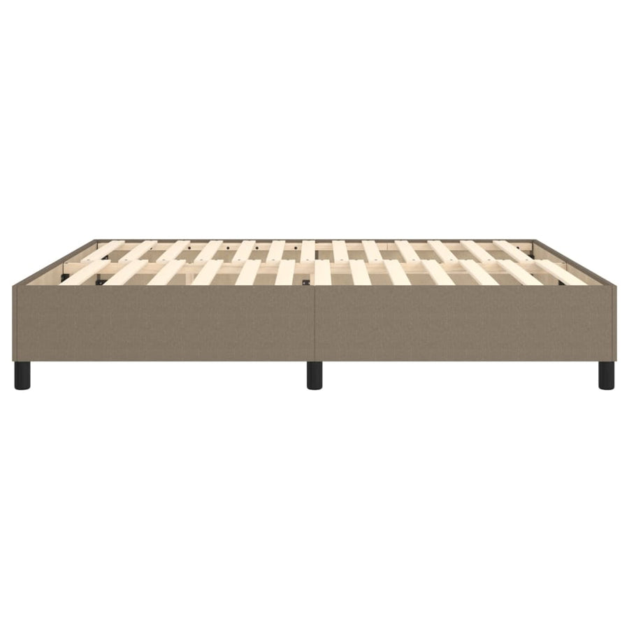 Boxspringframe Stof Taupe 160 x 200 cm 35 cm