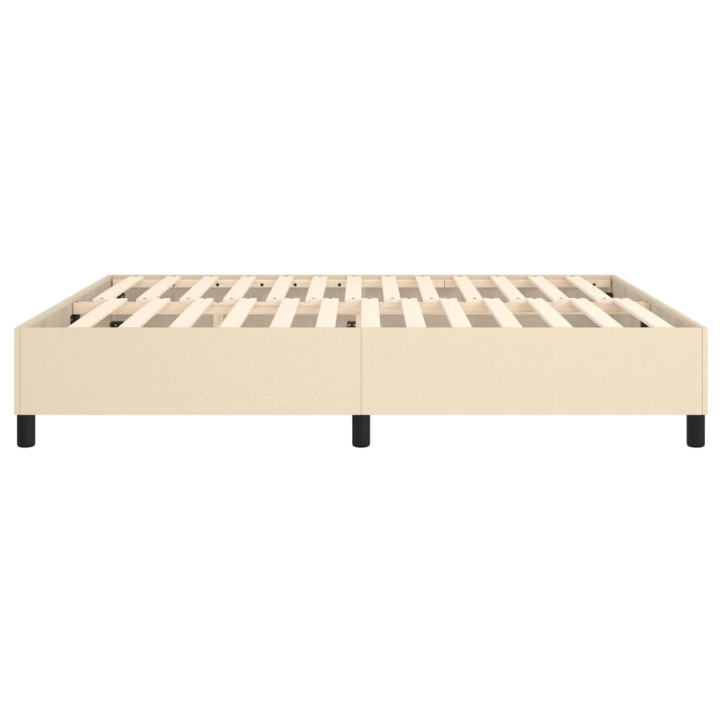 Boxspringframe Stof Kleurig Crème 160 x 200 cm 35 cm