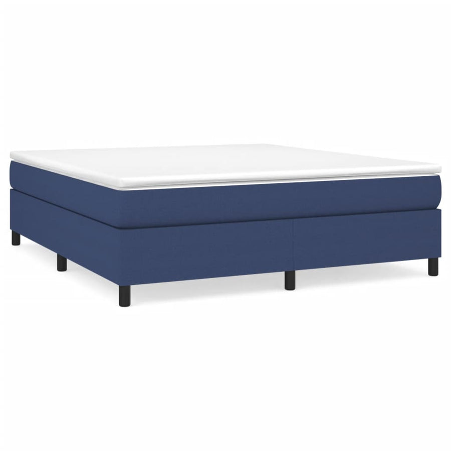 Boxspringframe Stof Blauw 160 x 200 cm 35 cm