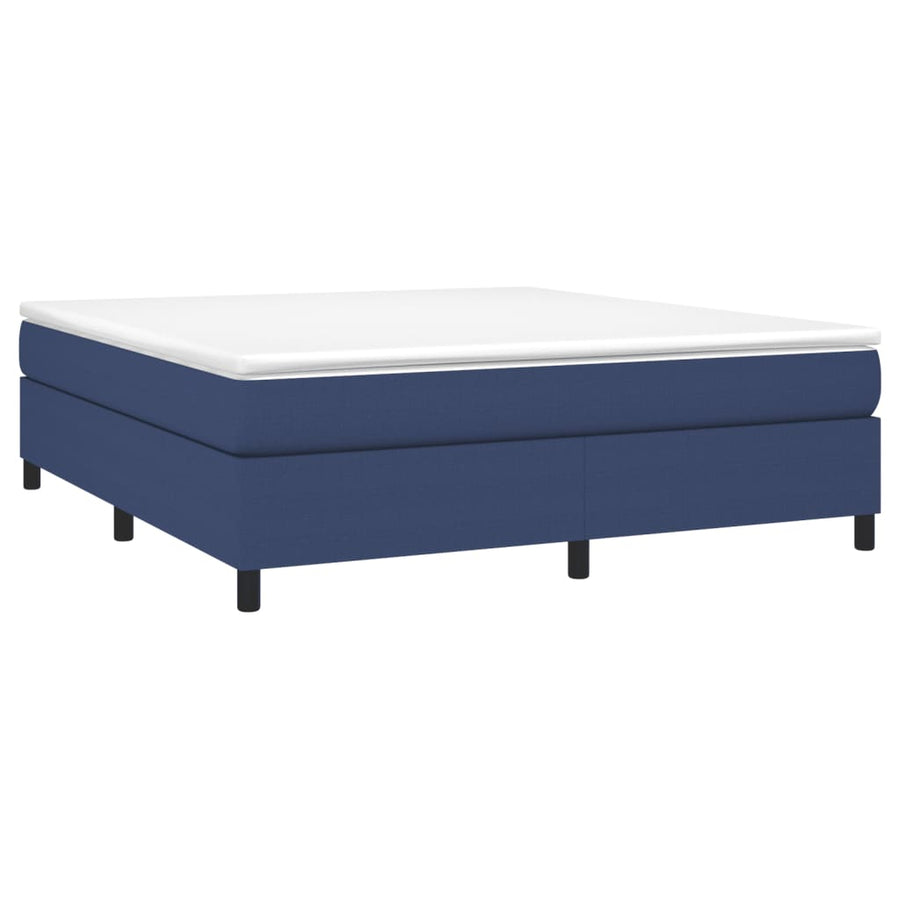 Boxspringframe Stof Blauw 160 x 200 cm 35 cm