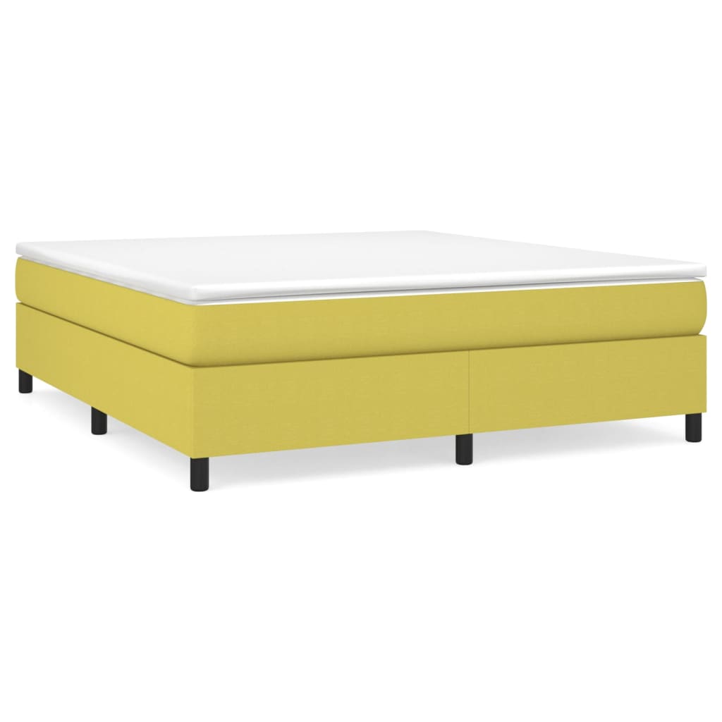 Boxspring bed 160x200 cm stof groen