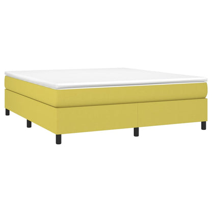 Boxspring bed 160x200 cm stof groen