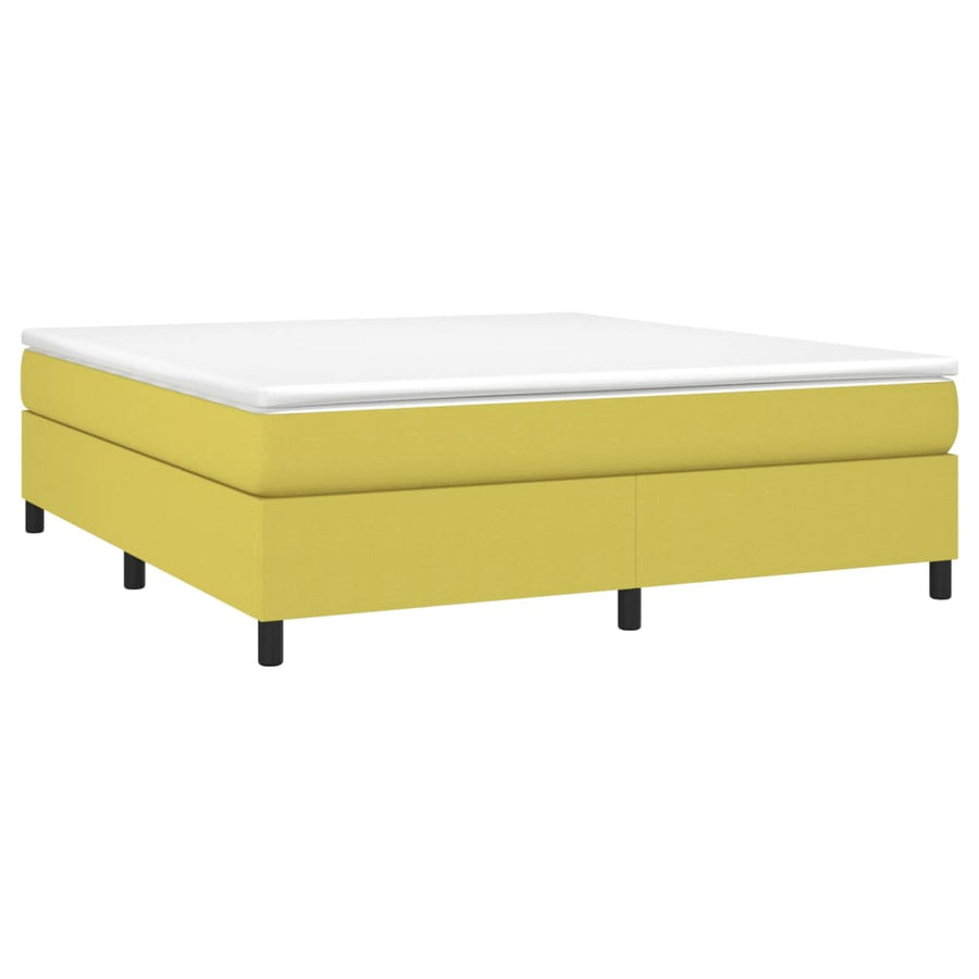 Boxspring bed 160x200 cm stof groen