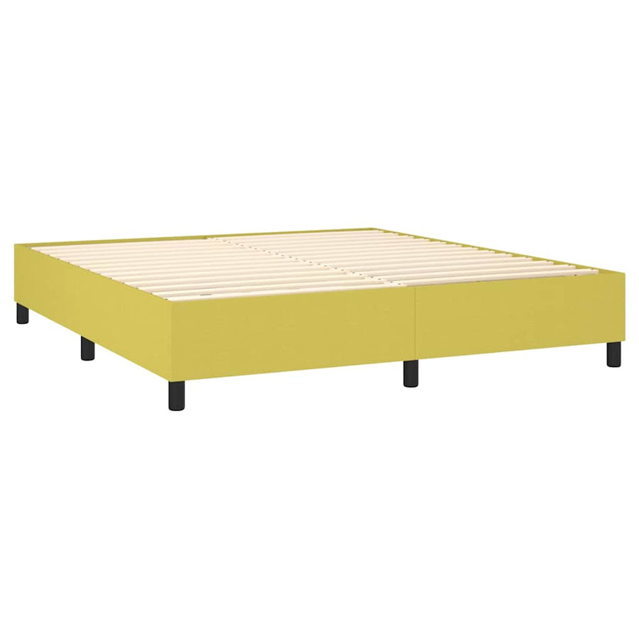 Boxspring bed 160x200 cm stof groen