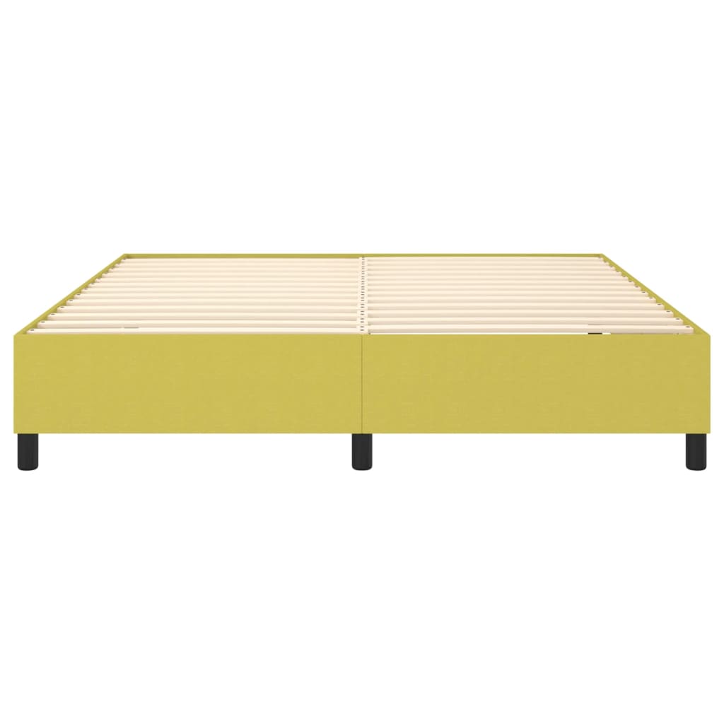 Boxspring bed 160x200 cm stof groen