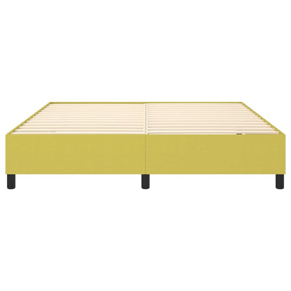 Boxspring bed 160x200 cm stof groen