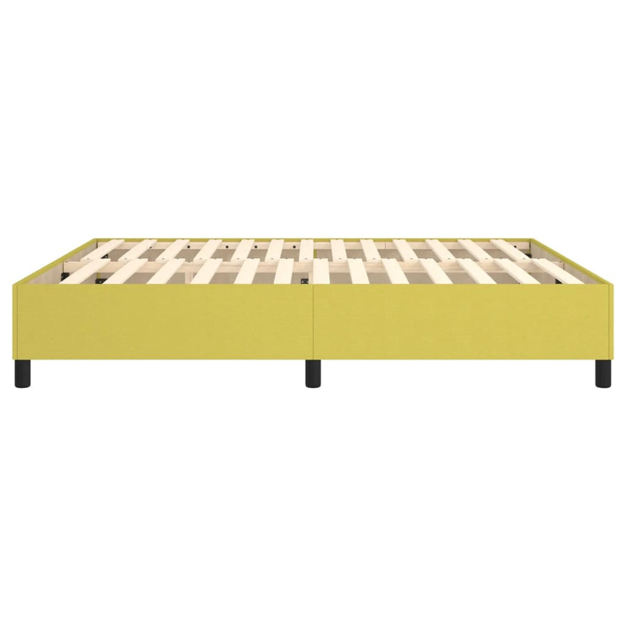Boxspring bed 160x200 cm stof groen