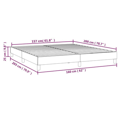 Boxspring bed 160x200 cm stof groen
