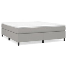 Boxspringframe Stof Lichtgrijs 180 x 200 cm 35 cm