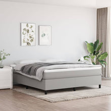 Boxspringframe Stof Lichtgrijs 180 x 200 cm 35 cm