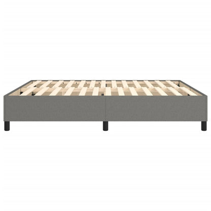 Boxspringframe Stof Donkergrijs 180 x 200 cm 35 cm