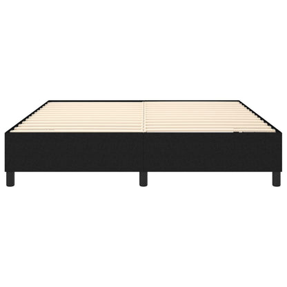 Boxspringframe stof zwart 180x200 cm 180 x 200 cm 35 cm