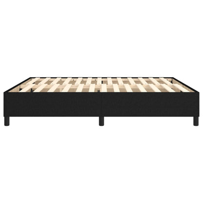 Boxspringframe stof zwart 180x200 cm 180 x 200 cm 35 cm