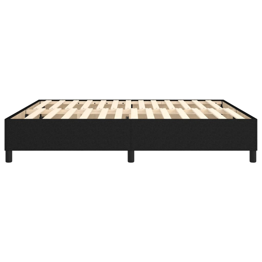 Boxspringframe stof zwart 180x200 cm 180 x 200 cm 35 cm