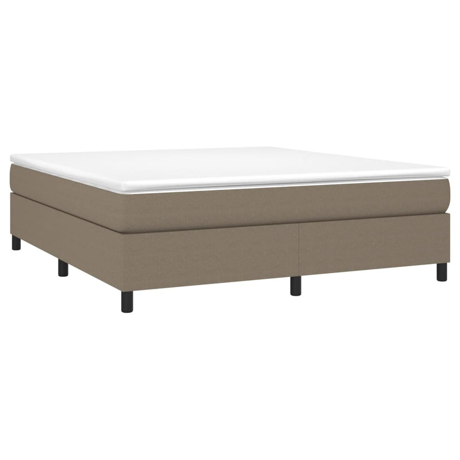 Boxspringframe Stof Taupe 180 x 200 cm 35 cm