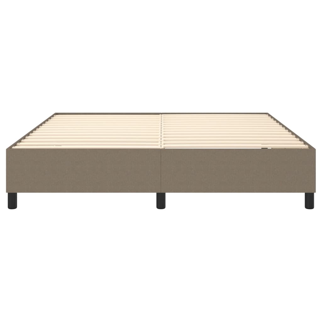 Boxspringframe Stof Taupe 180 x 200 cm 35 cm