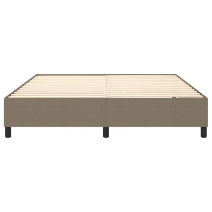 Boxspringframe Stof Taupe 180 x 200 cm 35 cm