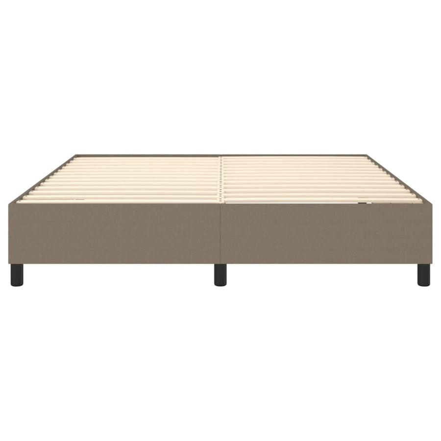 Boxspringframe Stof Taupe 180 x 200 cm 35 cm
