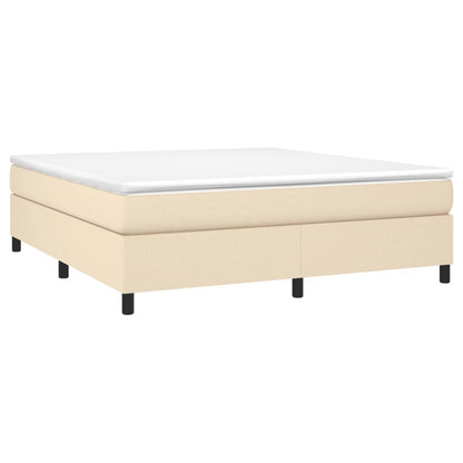 Boxspringframe Stof Kleurig Crème 180 x 200 cm 35 cm