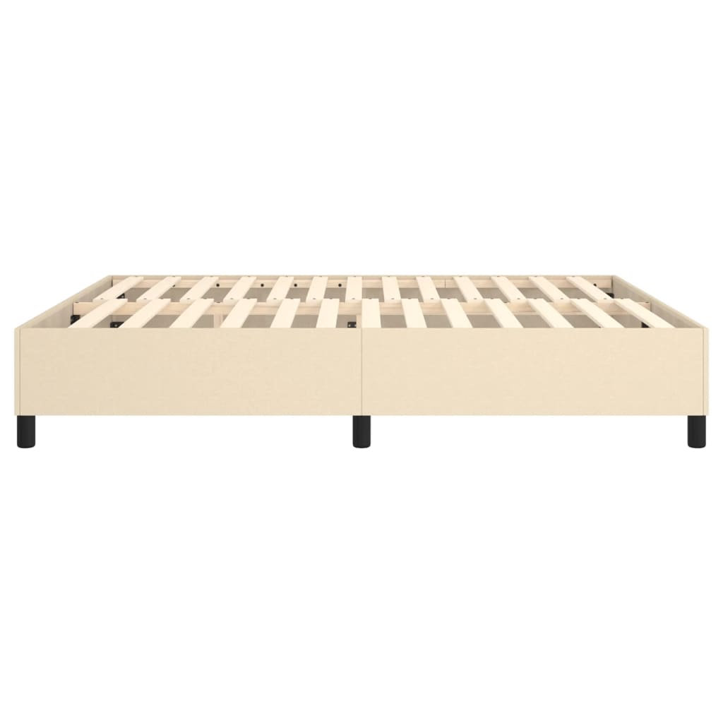 Boxspringframe Stof Kleurig Crème 180 x 200 cm 35 cm