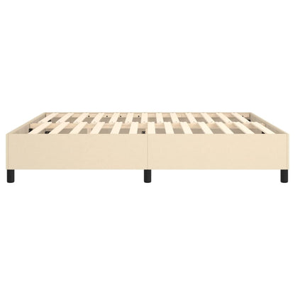 Boxspringframe Stof Kleurig Crème 180 x 200 cm 35 cm