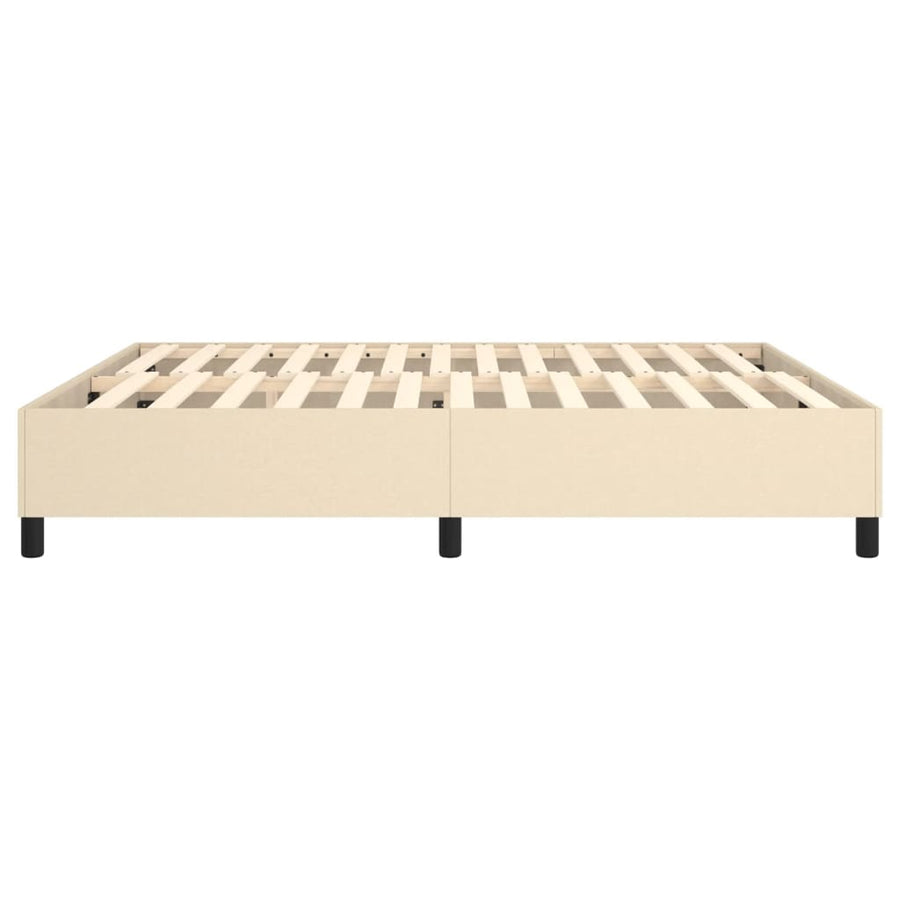 Boxspringframe Stof Kleurig Crème 180 x 200 cm 35 cm