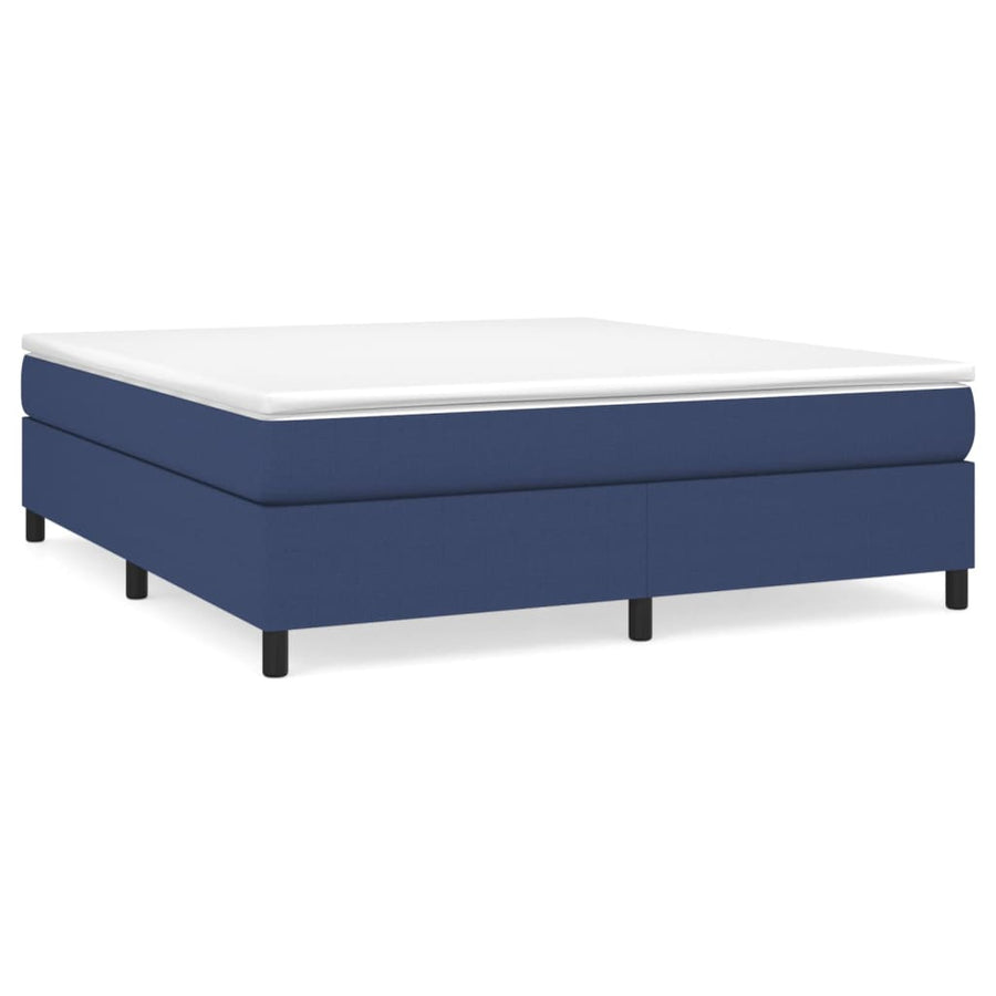 Boxspringframe Stof Blauw 180 x 200 cm 35 cm