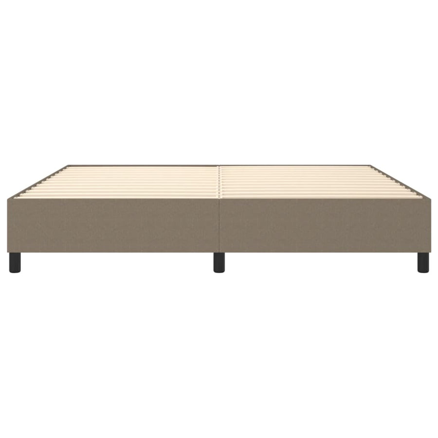Boxspringframe Stof Taupe 200X200 Cm