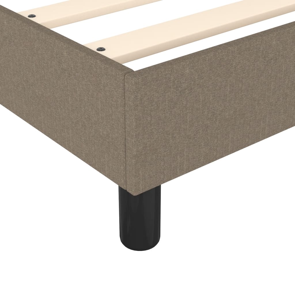 Boxspringframe Stof Taupe 200X200 Cm