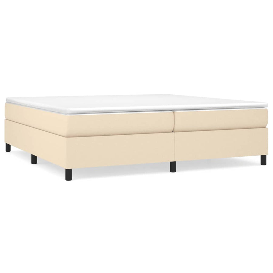 Boxspringframe Stof Kleurig Crème 200 x 200 cm 35 cm