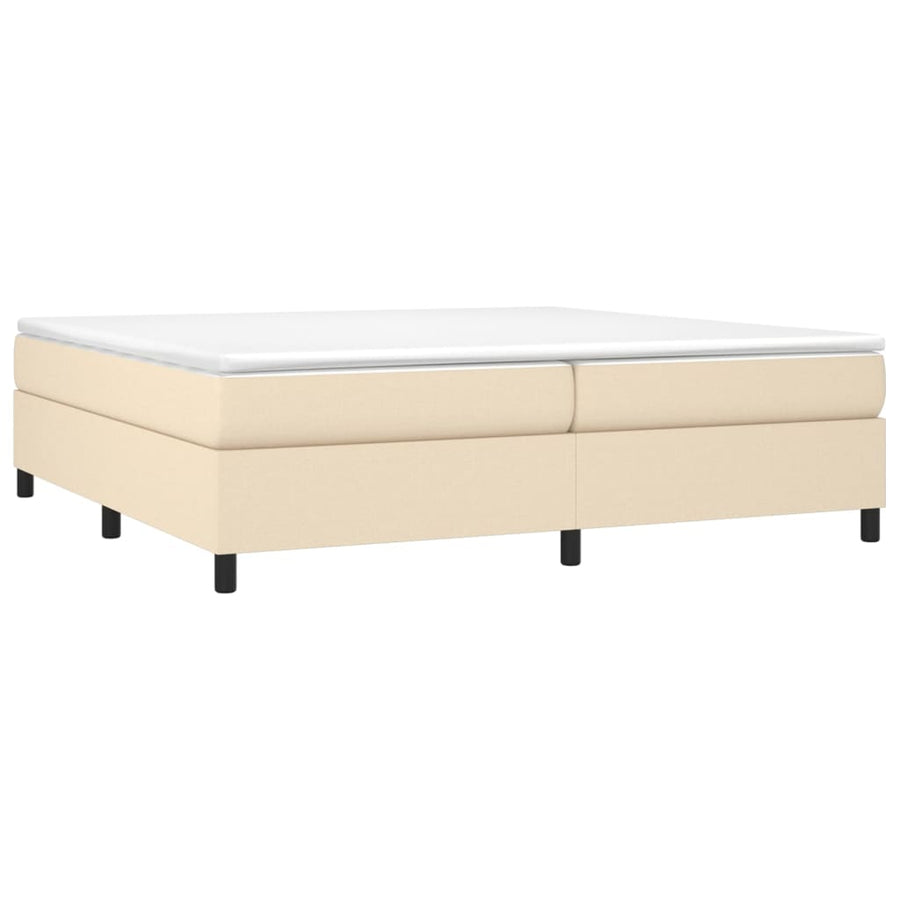Boxspringframe Stof Kleurig Crème 200 x 200 cm 35 cm