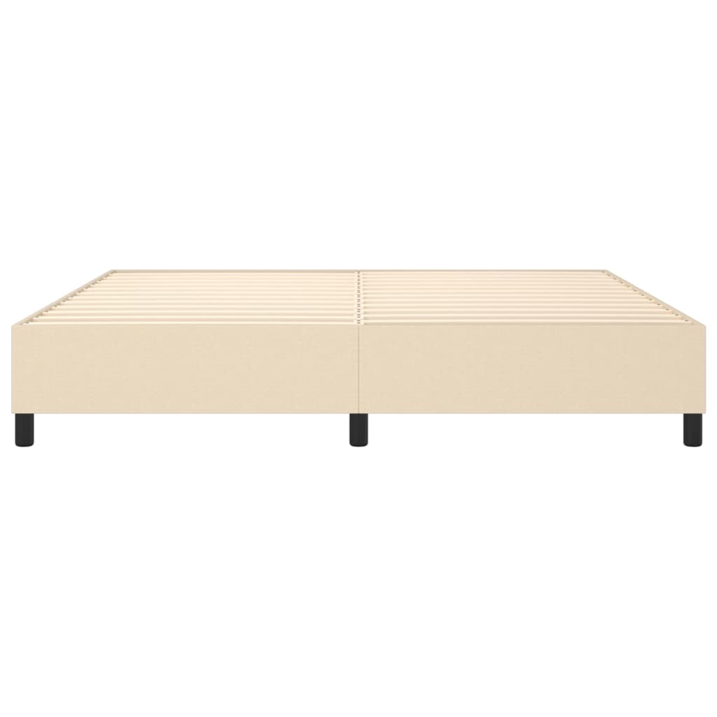 Boxspringframe Stof Kleurig Crème 200 x 200 cm 35 cm