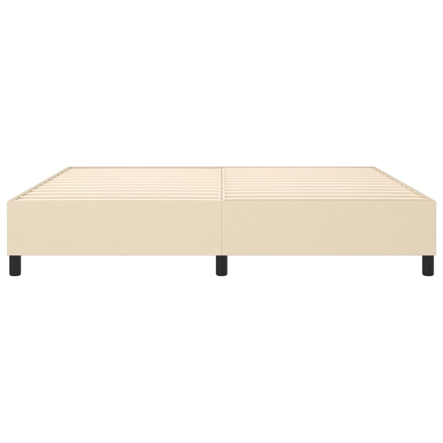 Boxspringframe Stof Kleurig Crème 200 x 200 cm 35 cm