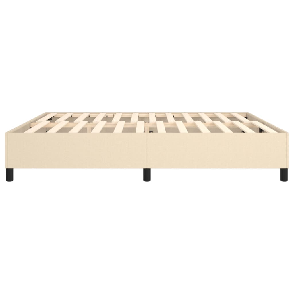 Boxspringframe Stof Kleurig Crème 200 x 200 cm 35 cm