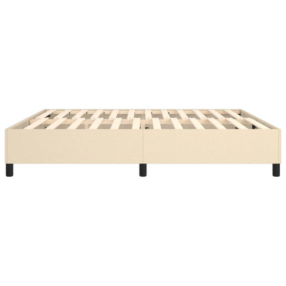 Boxspringframe Stof Kleurig Crème 200 x 200 cm 35 cm
