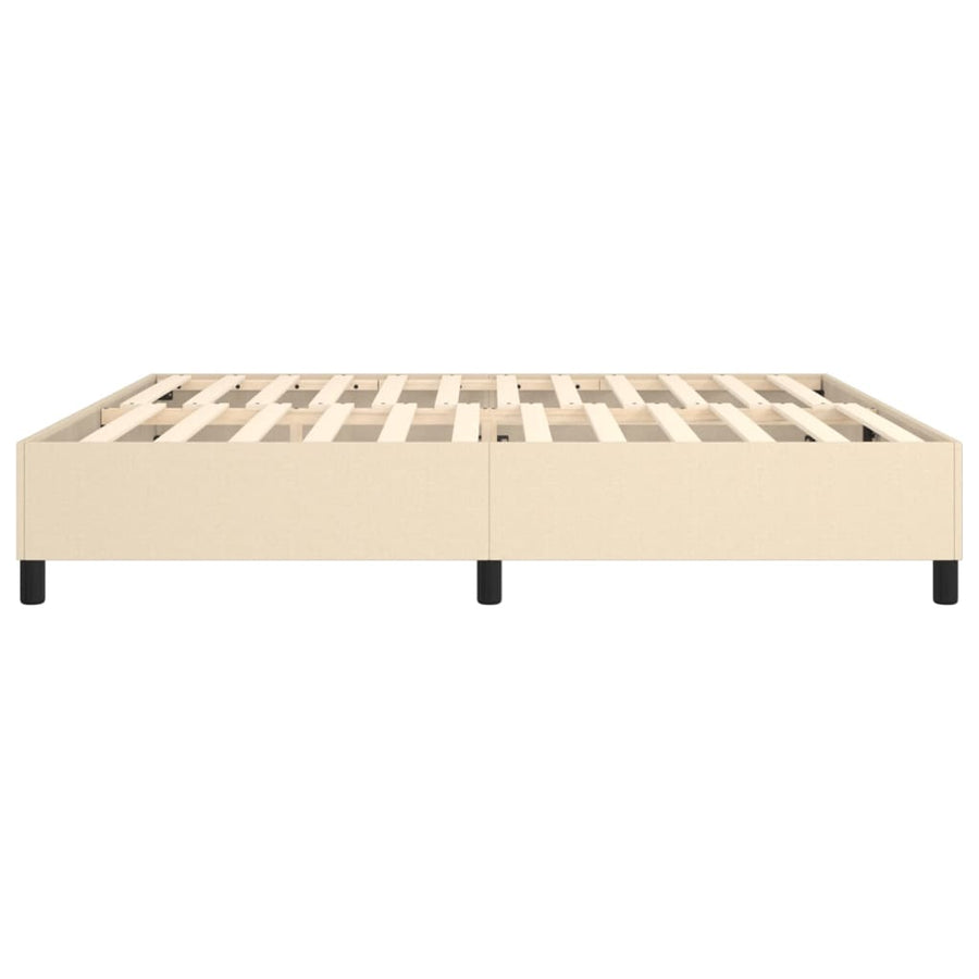Boxspringframe Stof Kleurig Crème 200 x 200 cm 35 cm