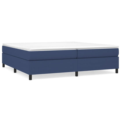 Boxspringframe Stof Blauw 200 x 200 cm 35 cm