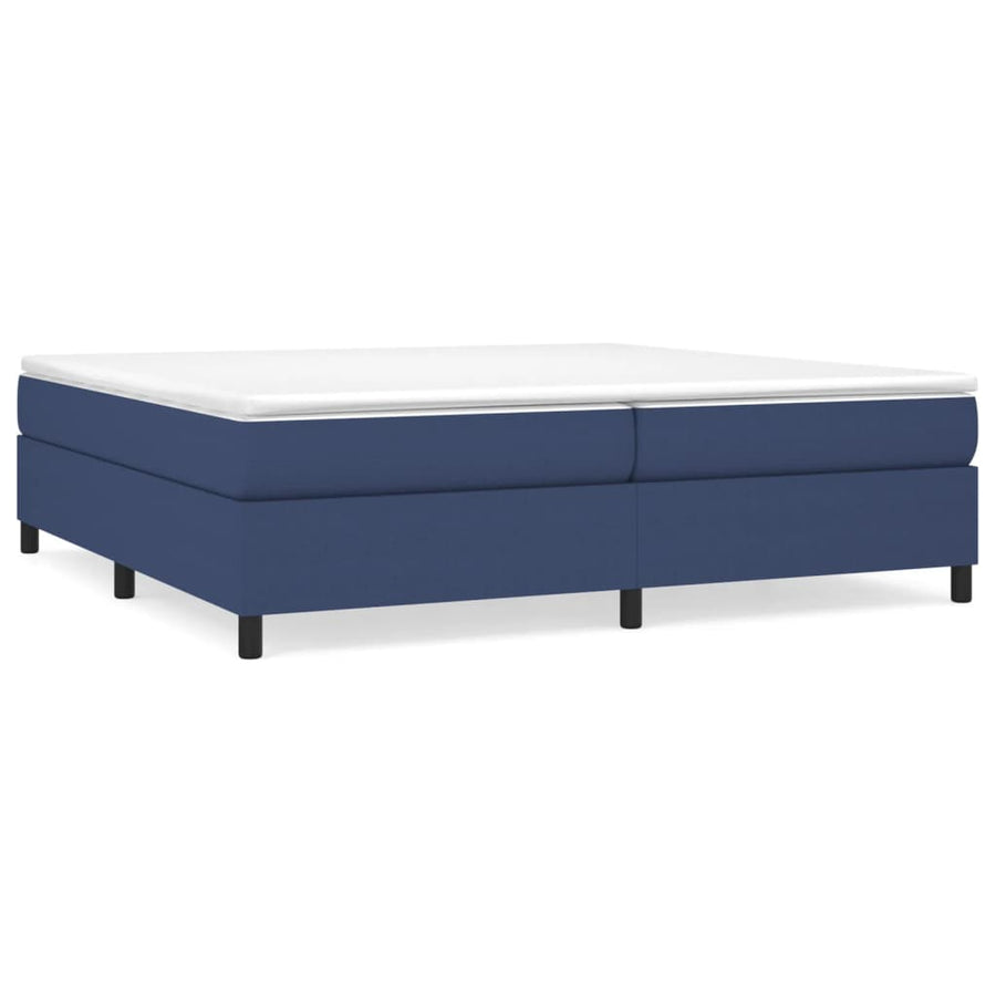 Boxspringframe Stof Blauw 200 x 200 cm 35 cm