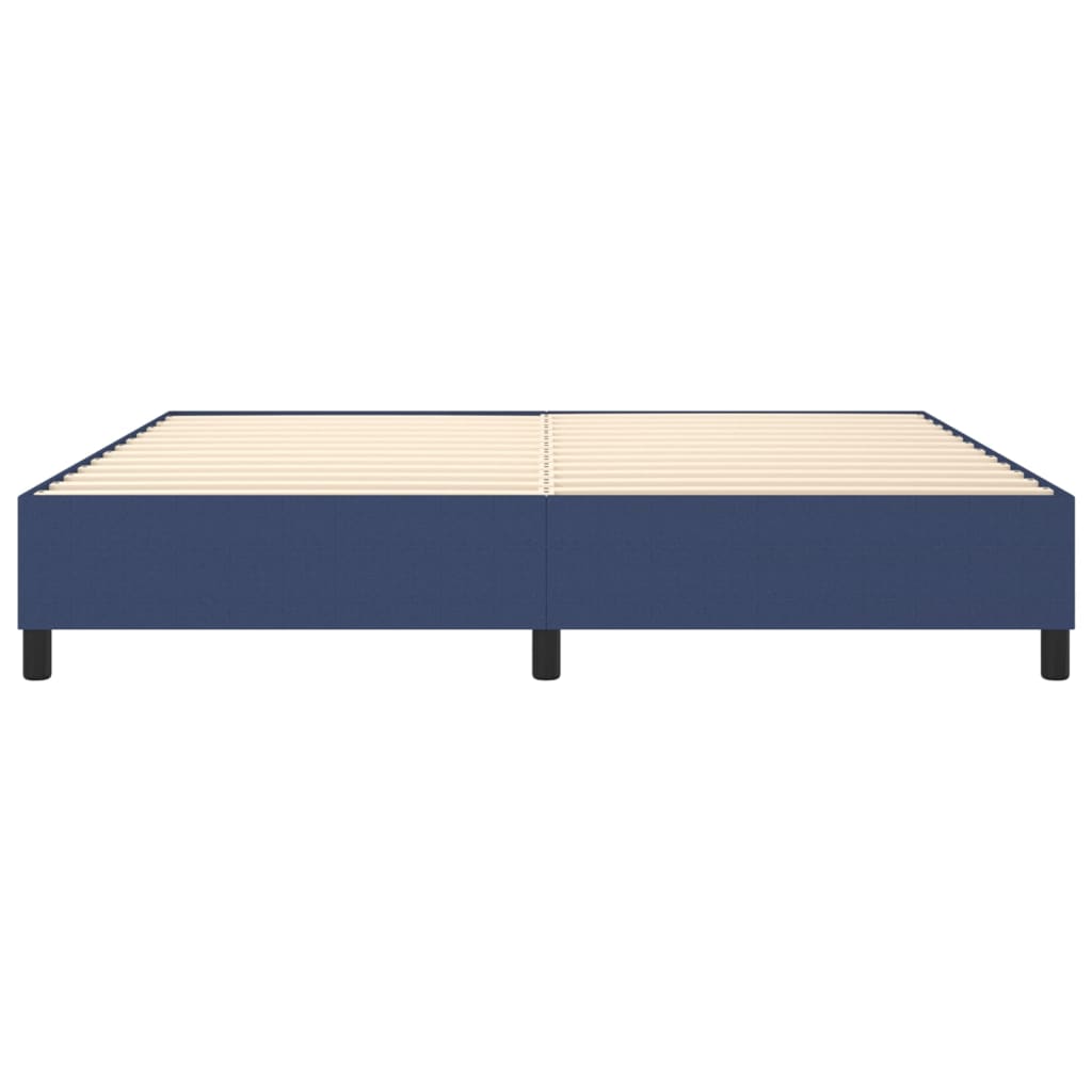 Boxspringframe Stof Blauw 200 x 200 cm 35 cm