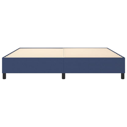 Boxspringframe Stof Blauw 200 x 200 cm 35 cm