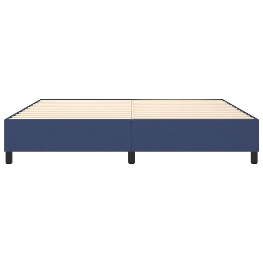Boxspringframe Stof Blauw 200 x 200 cm 35 cm