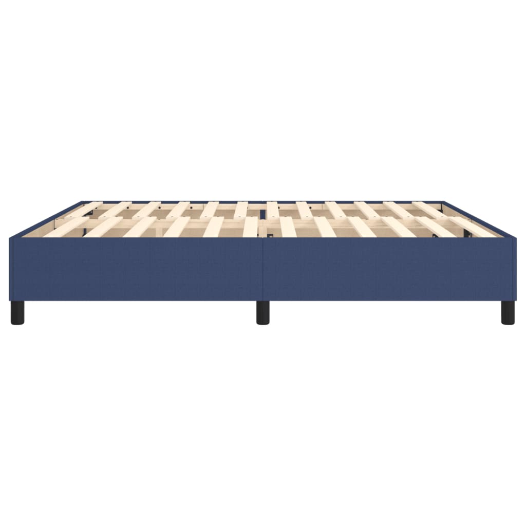 Boxspringframe Stof Blauw 200 x 200 cm 35 cm