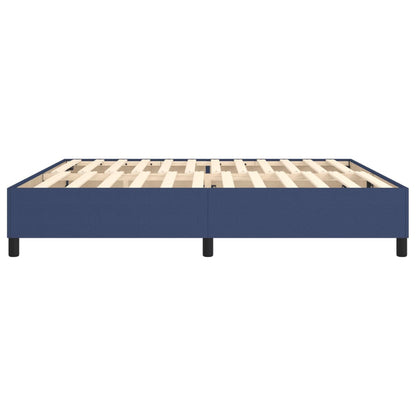 Boxspringframe Stof Blauw 200 x 200 cm 35 cm