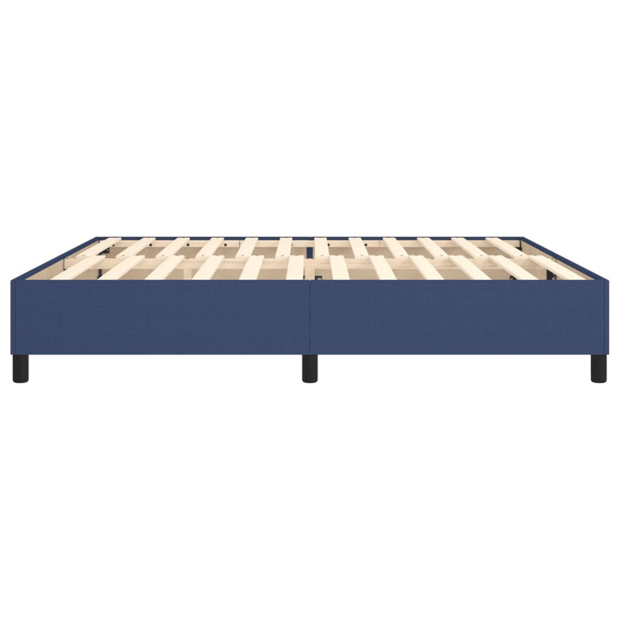 Boxspringframe Stof Blauw 200 x 200 cm 35 cm
