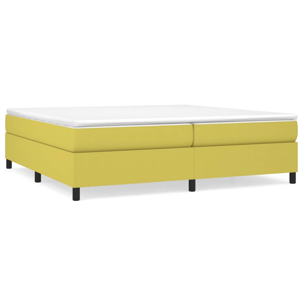 Boxspring bed 200x200 cm stof groen