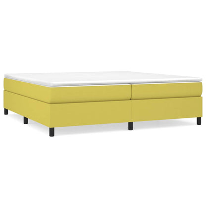 Boxspring bed 200x200 cm stof groen