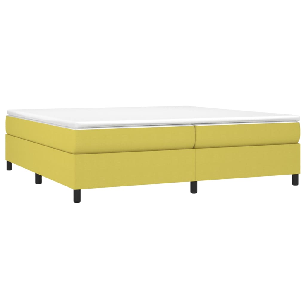 Boxspring bed 200x200 cm stof groen