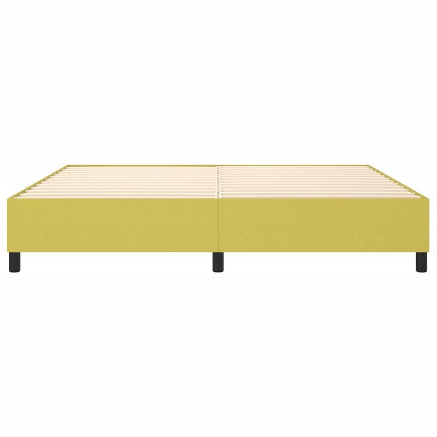Boxspring bed 200x200 cm stof groen