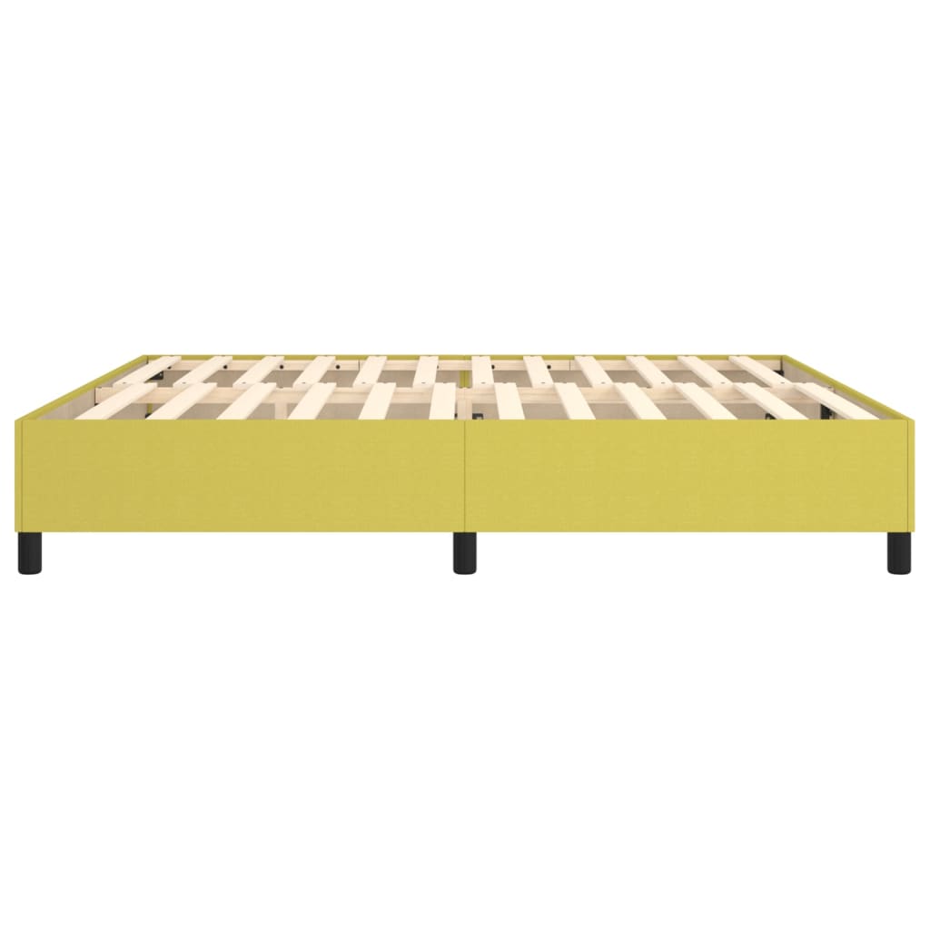Boxspring bed 200x200 cm stof groen