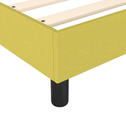 Boxspring bed 200x200 cm stof groen